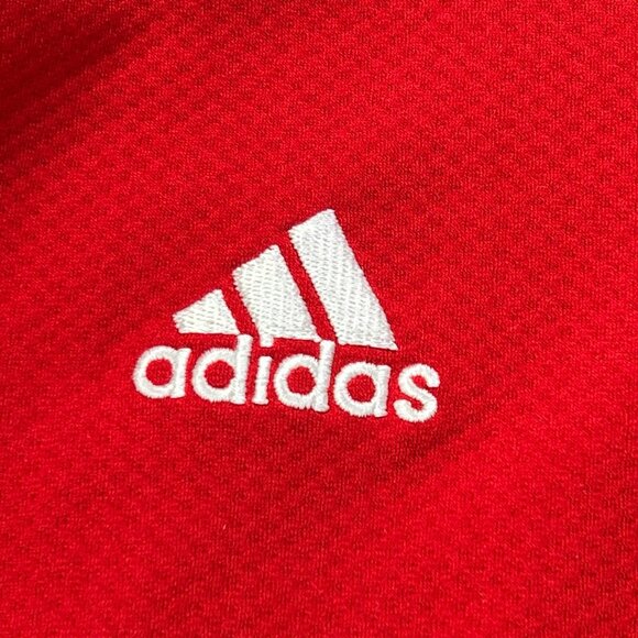 Adidas Nebraska Cornhuskers 1/4 Zip Pullover Lightweight Jacket Sweatshirt Mens - Picture 6 of 10